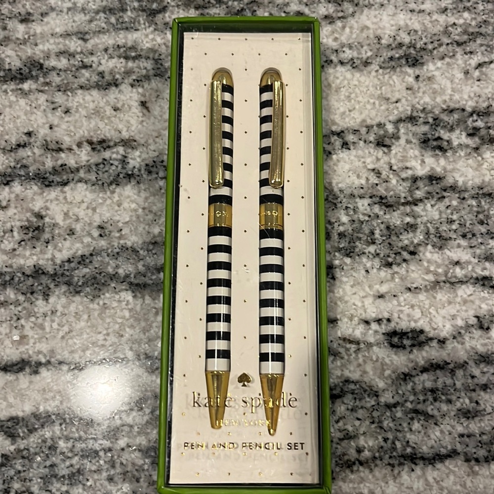 kate spade pen and pencil set